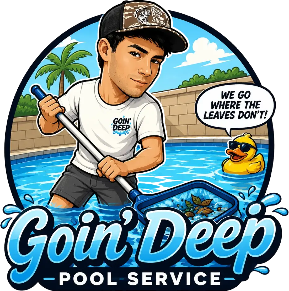 Goin' Deep Pool Services Logo